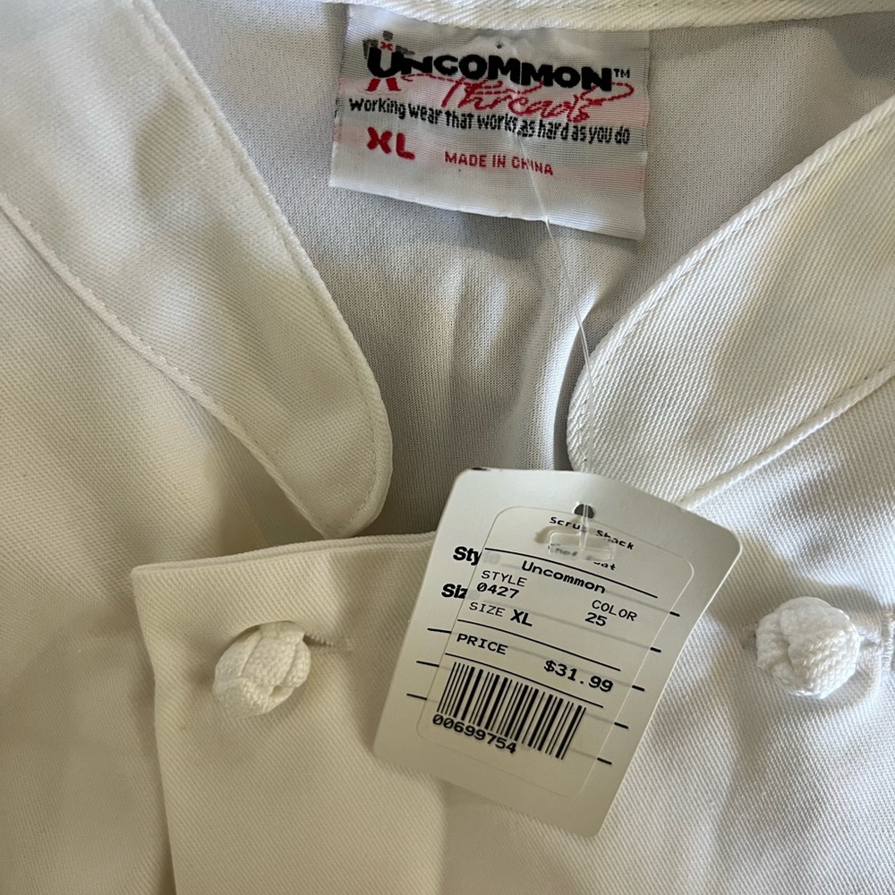 Uncommon Threads White Chef Jacket with Mesh Back - Picture 7 of 8